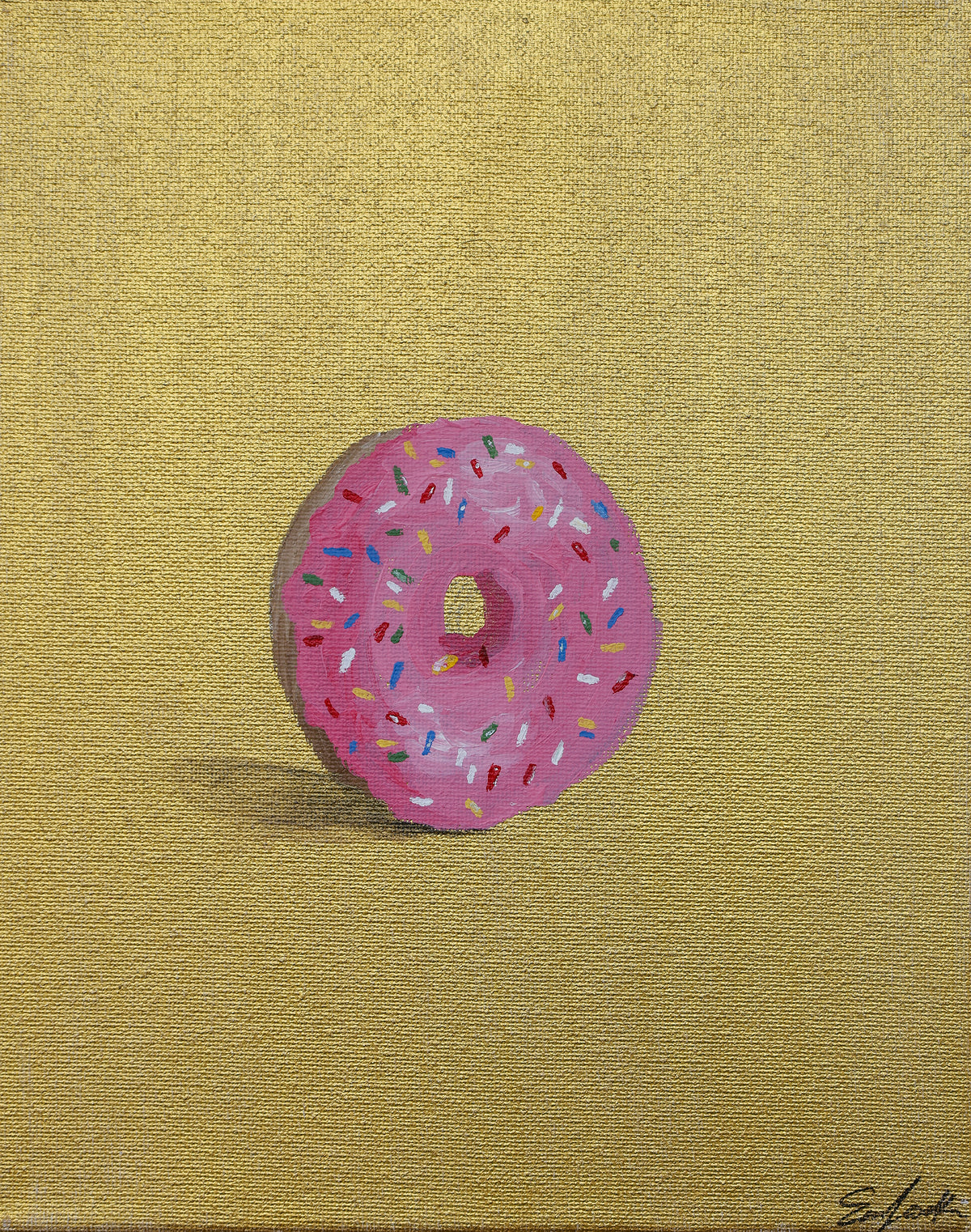 Pink donut