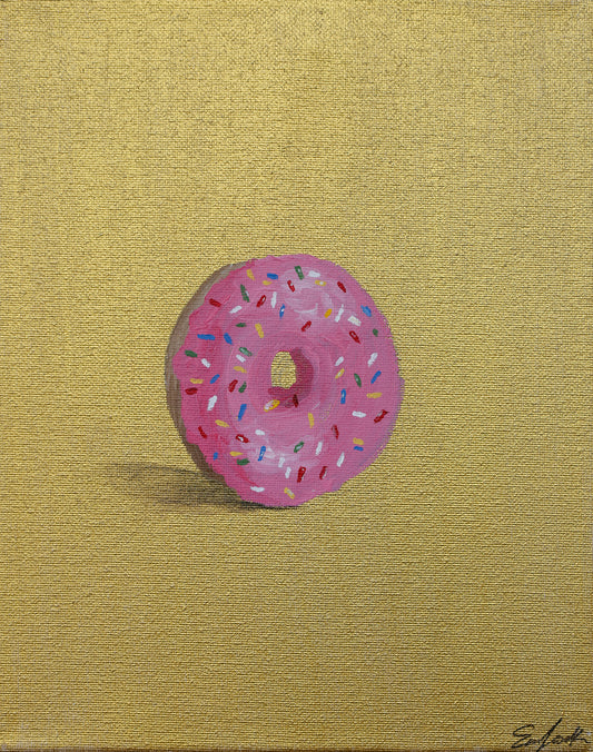 Pink donut